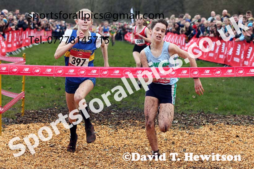 Junior girls, 2020 New Balance English Schools Champs., Sefton Park, Liverpool. Photo: David T. Hewitson/Sports for All Pics